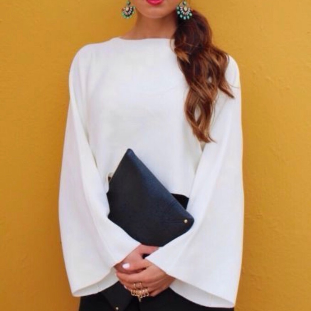 Zara White Sweatshirt